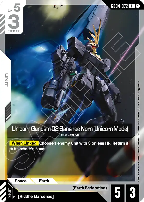 GD04-072: Unicorn Gundam 02 Banshee Norn (Unicorn Mode) (Uncommon)