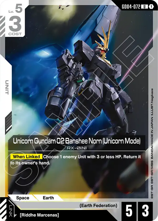 GD04-072: Unicorn Gundam 02 Banshee Norn (Unicorn Mode) (Uncommon)