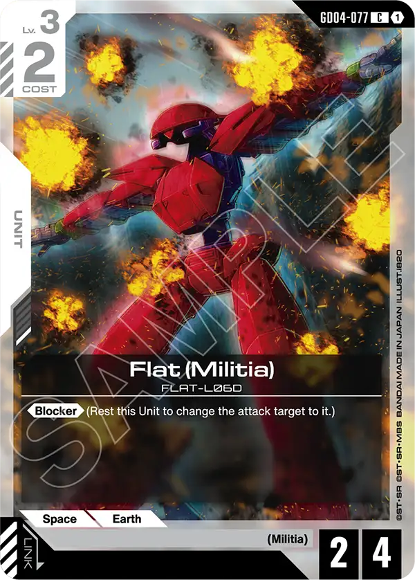GD04-077: Flat (Militia) (Common)