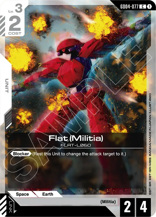 GD04-077: Flat (Militia) (Common)