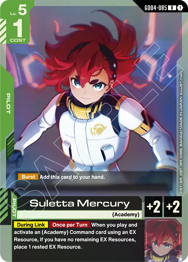 GD04-085: Suletta Mercury (Rare)