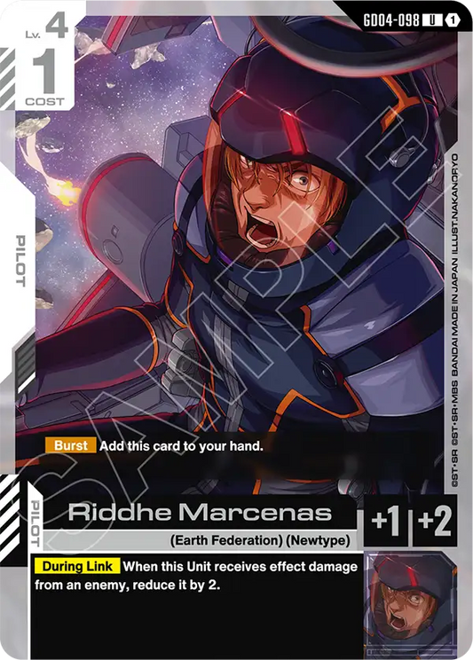 GD04-098: Riddhe Marcenas (Uncommon)