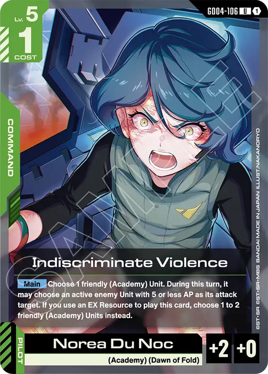 GD04-106: Indiscriminate Violence (Uncommon)