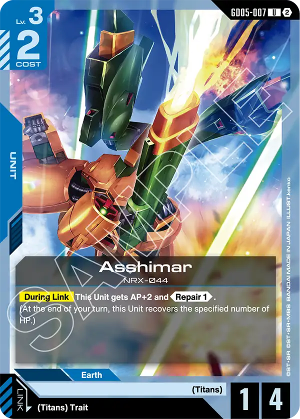 GD05-007: Asshimar (Uncommon)