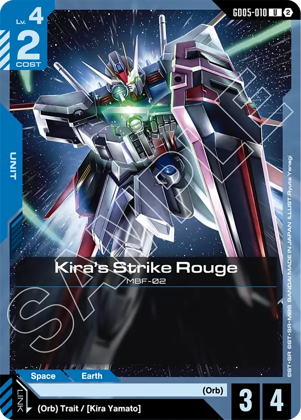 GD05-010: Kira's Strike Rouge (Uncommon)