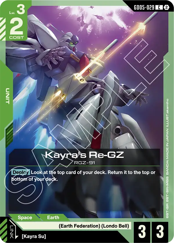 GD05-029: Kayra's Re-GZ (Common)