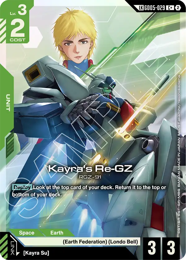 GD05-029: Kayra's Re-GZ (Link Rare)