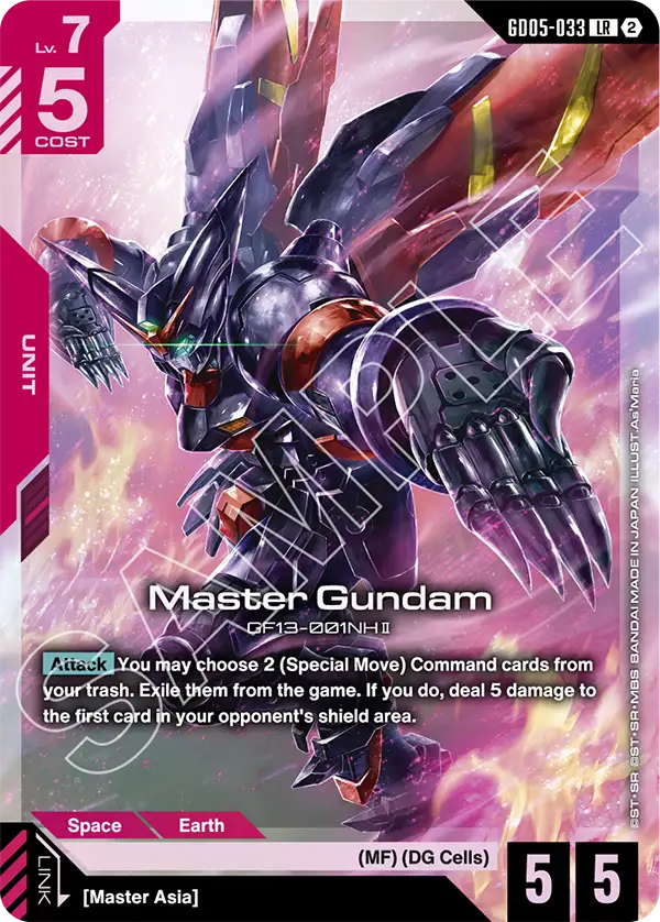 GD05-033: Master Gundam (Legendary Rare)
