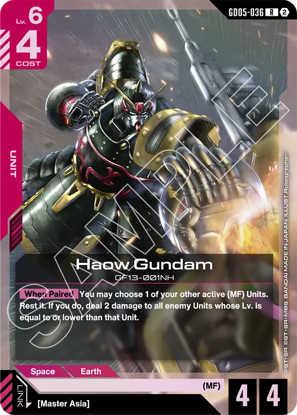 GD05-036: Haow Gundam (Rare)