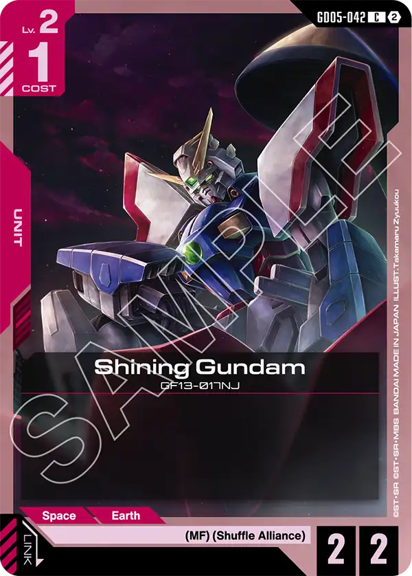 GD05-042: Shining Gundam (Common)