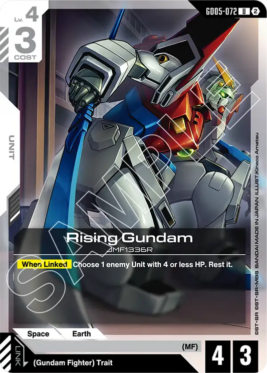 GD05-072: Rising Gundam (Uncommon)