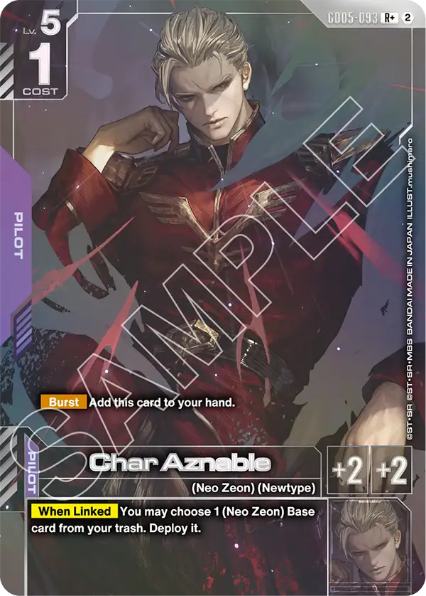 GD05-093: Char Aznable (Alternative Art)