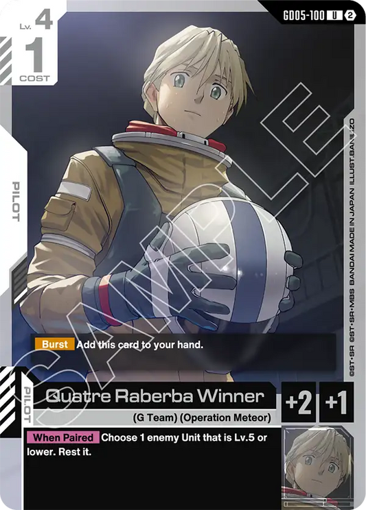 GD05-100: Quatre Raberba Winner (Uncommon)