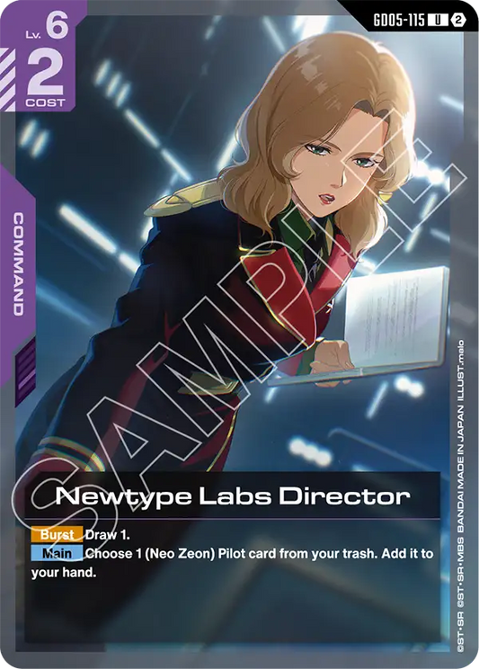 GD05-115: Newtype Labs Director (Uncommon)