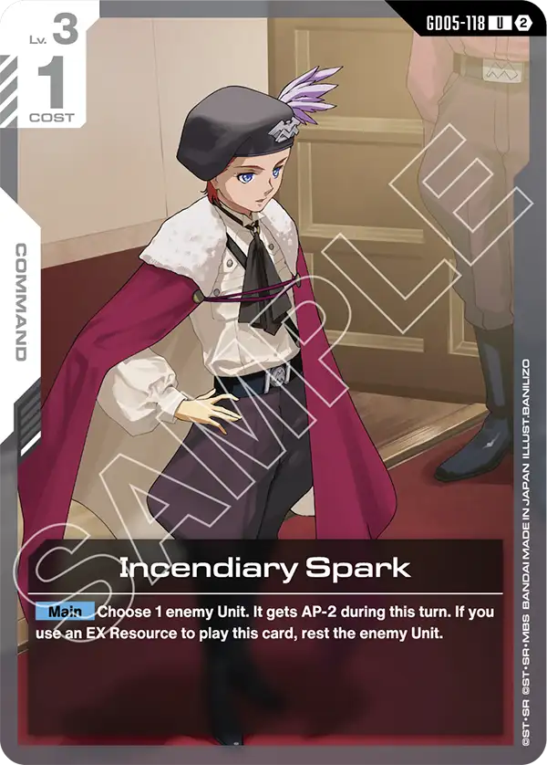 GD05-118: Incendiary Spark (Uncommon)