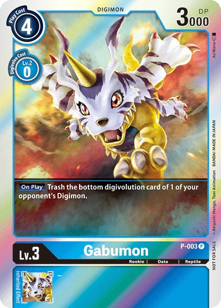 Gabumon (P-003) Rainbow Foil