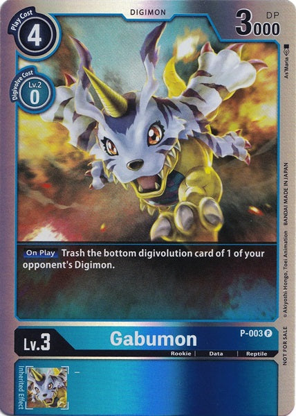 Gabumon (P-003) Silver Foil