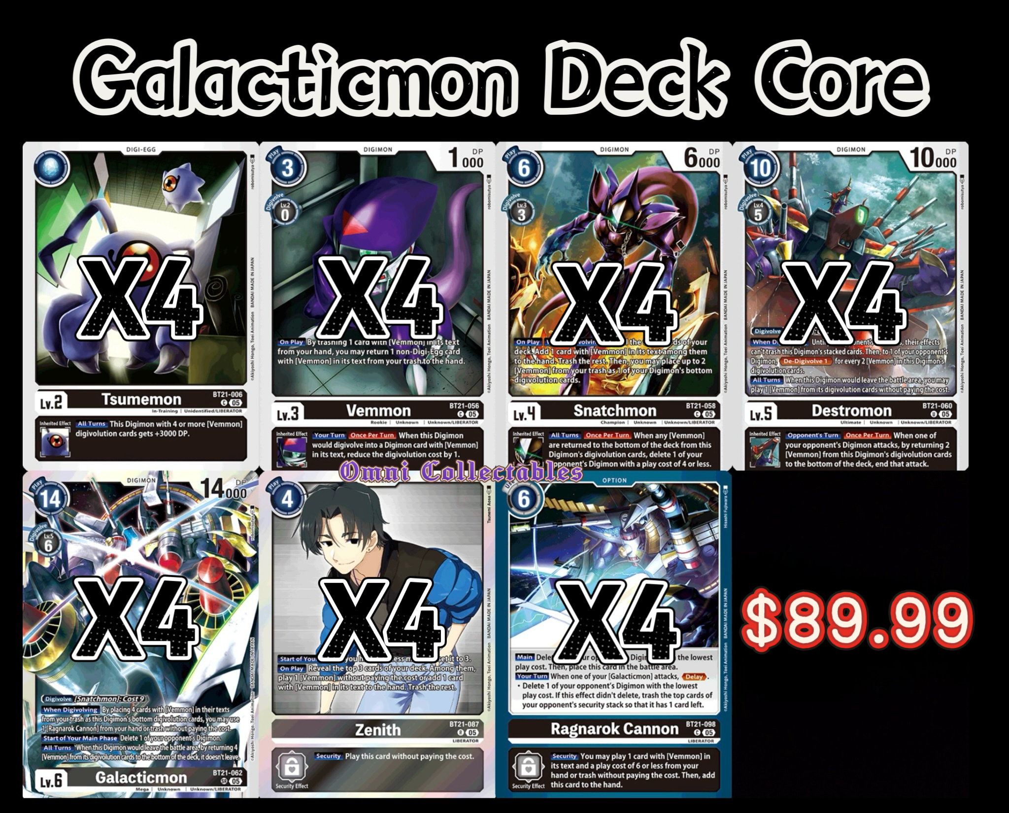 Galacticmon Card Galacticmon Deck Core – Omni Collectables
