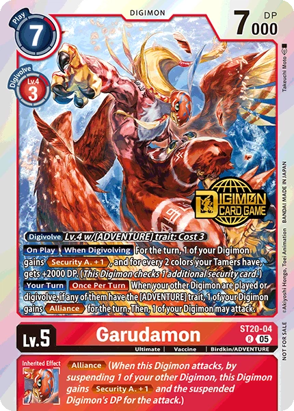 Garudamon (ST20-04) Rare (Welcome Tamers Pack)