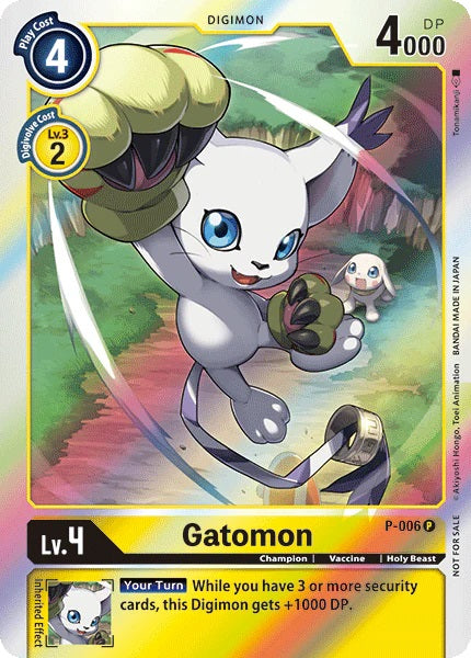 Gatomon (P-006) Rainbow Foil