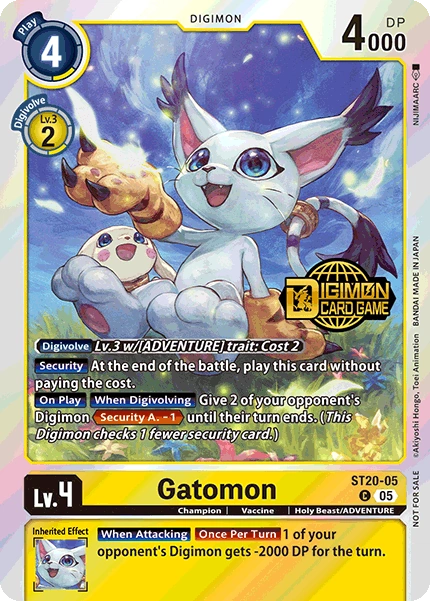 Gatomon (ST20-05) Common (Welcome Tamers Pack)