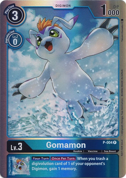 Gomamon (P-004) Silver Foil