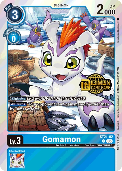 Gomamon (ST21-02) Uncommon (Welcome Tamers Pack)