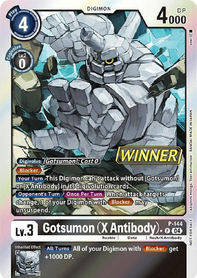 Gotsumon (X Antibody) (Store Tournament 2024 Jul. - Sep. Winner Pack)