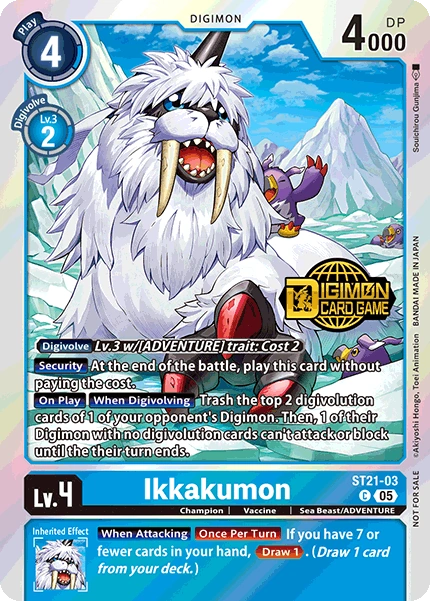 Ikkakumon (ST21-03) Common (Welcome Tamers Pack)