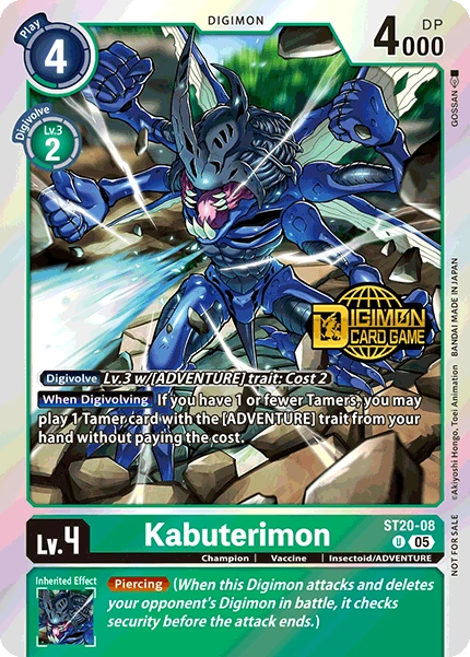 Kabuterimon (ST20-08) Uncommon (Welcome Tamers Pack)