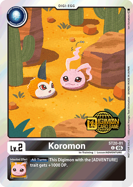 Koromon (ST20-01) Common (Welcome Tamers Pack)