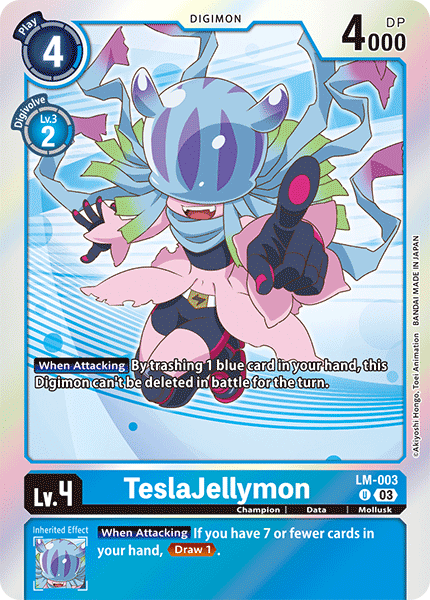 PreRelease TeslaJellymon (LM-003) Uncommon