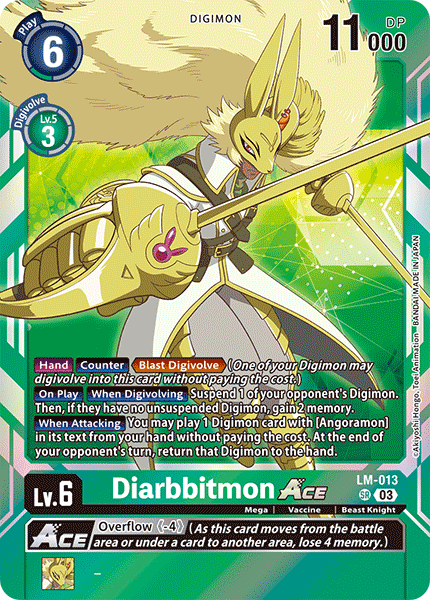 Diarbbitmon ACE (LM-013) Super Rare