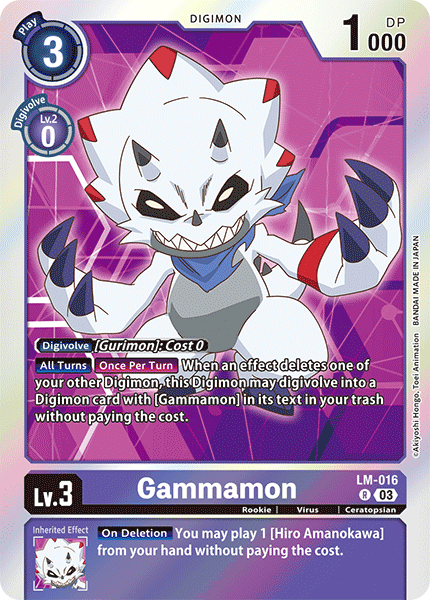 Gammamon (LM-016) Rare