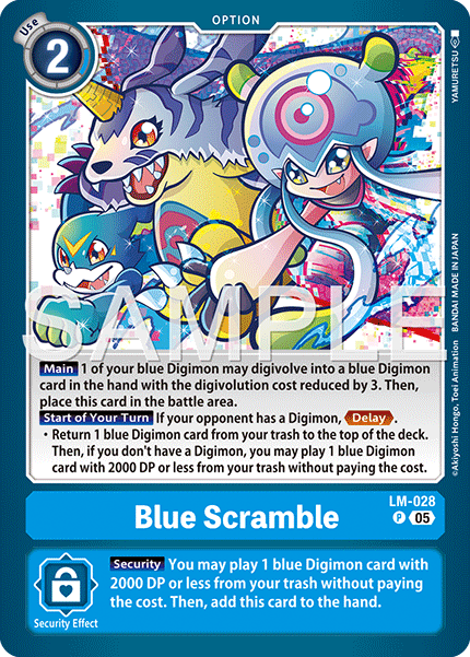Blue Scramble (LM-028) Digimon Generation [AD01]