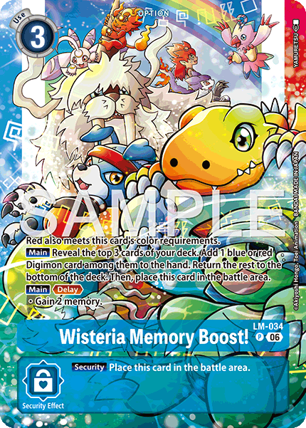 Wisteria Memory Boost! (LM-034) Promo ST23, ST24 Alternative Art