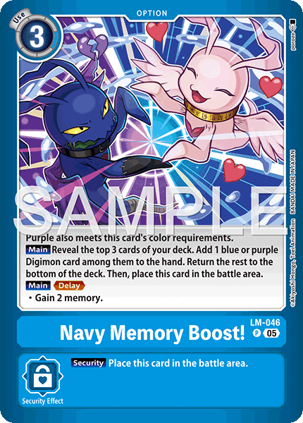 Navy Memory Boost! (LM-046) Promo