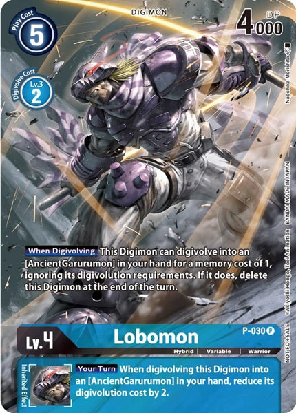 Lobomon (P-030) 2nd Anniversary Frontier Card