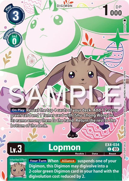 Lopmon (EX4-034) Spring Break Event Alternative Art