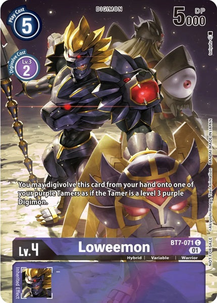 Loweemon (BT7-071) 2nd Anniversary Frontier Card