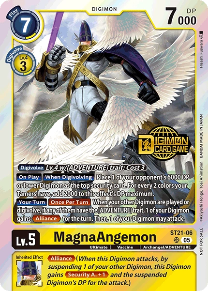 MagnaAngemon (ST21-06) Super Rare (Welcome Tamers Pack)