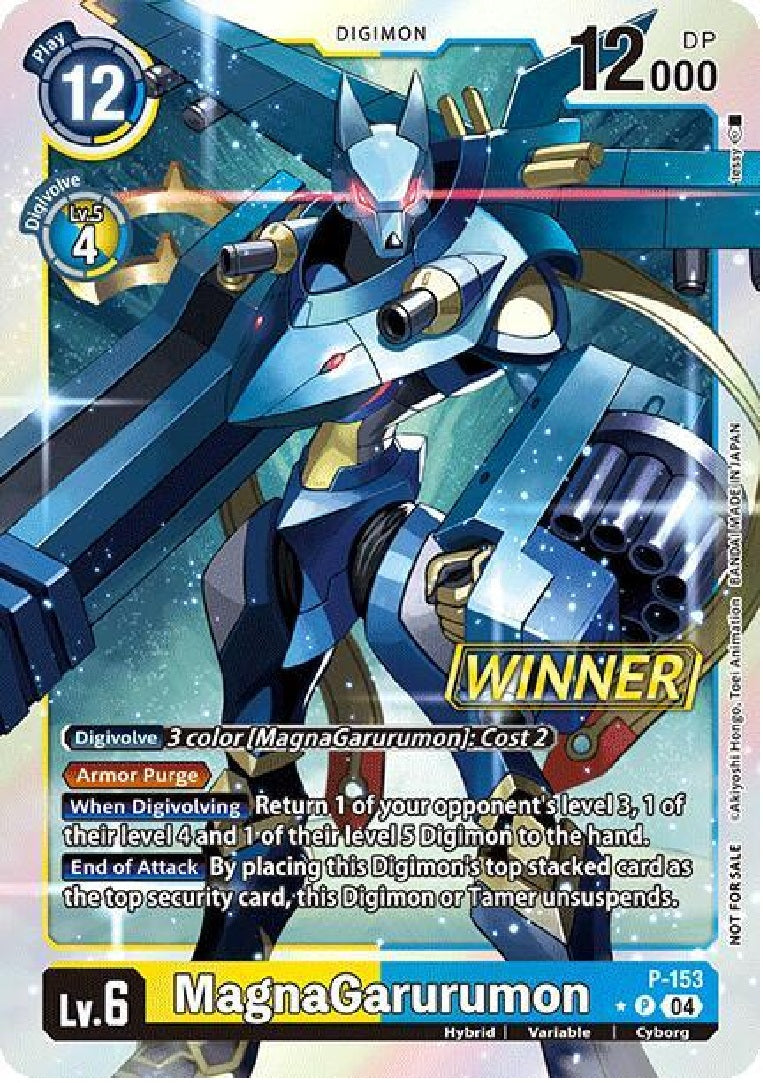 MagnaGarurumon (P-153) (Store Tournament 2024 Oct. - Dec. Winner Pack)