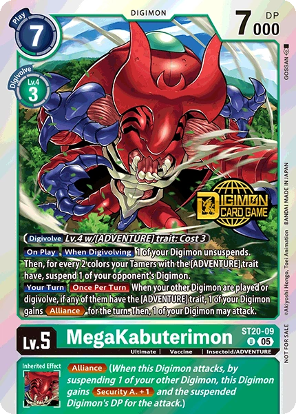 MegaKabuterimon (ST20-09) Uncommon (Welcome Tamers Pack)