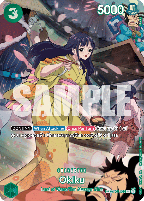 Okiku (OP01-035) SP Alternate Art