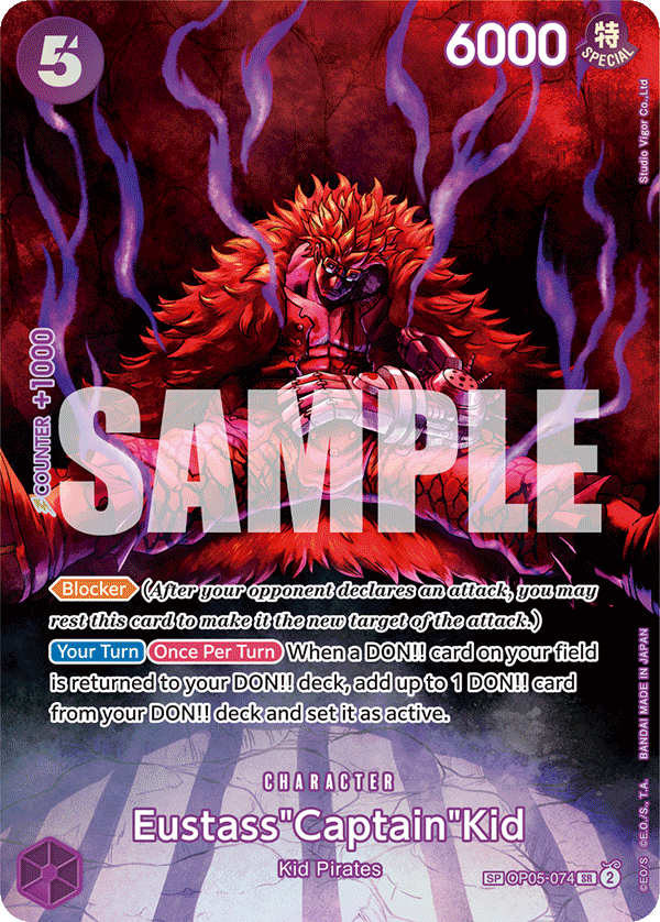 Eustass"Captain"Kid (OP05-074) SP Alternate Art