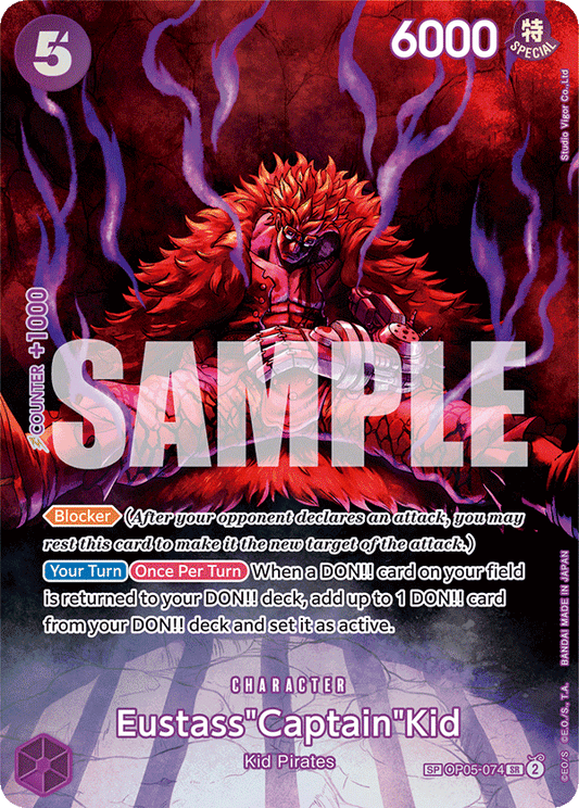 Eustass"Captain"Kid (OP05-074) SP Alternate Art