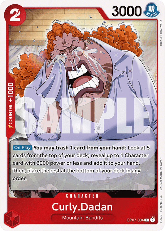 Curly.Dadan (OP07-004) Rare