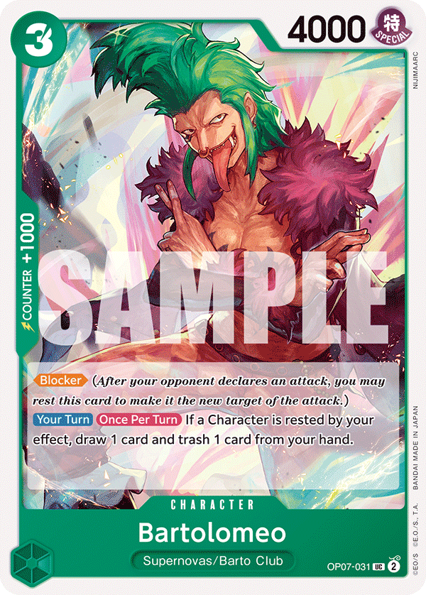 Bartolomeo (OP07-031) Uncommon