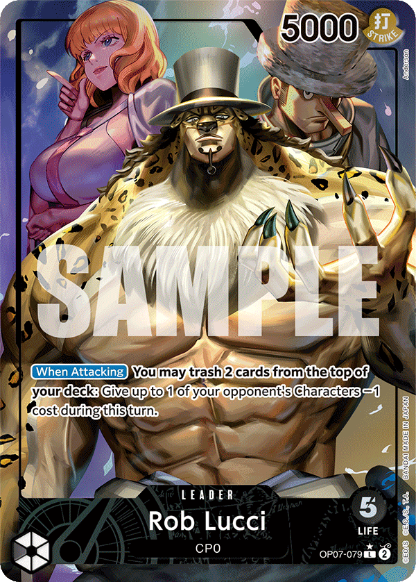 Rob Lucci (OP07-079) Alternate Art