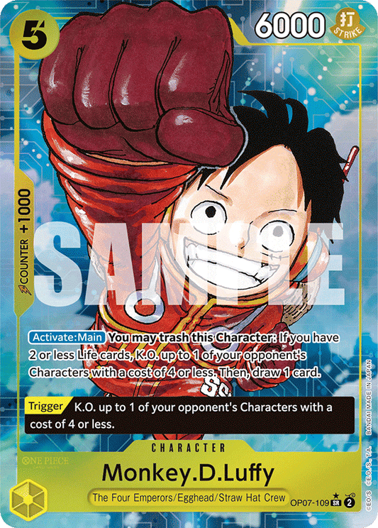 Monkey.D.Luffy (OP07-109) Alternate Art